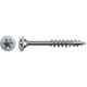 Vis Charpente bois Tête fraisée Torx® T-STAR plus T40 Filetage partiel Pointe 4CUT Zingué WIROX