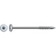 Vis Charpente bois Tête cylindrique Torx® T-STAR plus T40 Filetage partiel Pointe 4CUT Zingué WIROX