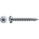 Vis bois Filetage total Tête cylindrique Torx® T-STAR plus T20 Pointe 4CUT Zingué WIROX