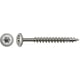 Vis Charpente bois Tête cylindrique Torx® T-STAR plus T40 Filetage partiel Pointe 4CUT Inox A2