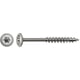 Vis Charpente bois Tête cylindrique Torx® T-STAR plus T40 Filetage total Pointe 4CUT Inox A2