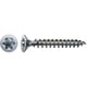 Vis bois Filetage total Tête fraisée Torx® T-STAR plus Pointe 4CUT Zingué WIROX