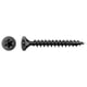 Vis bois Ferrures Filetage total Tête fraisée Torx® T-STAR plus Pointe S Zingué noir