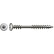 Vis terrasse Bold Double filetage Tête fraisée bombée Torx® T-STAR plus T20 Pointe 4CUT Inox A2 - 5 x 56 mm