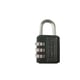 Cadenas à combinaison - Coffre zamak - Anse acier - 3 molettes - Largeur 30 mm
