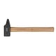 Marteau rivoir en bois - Section de la tête : 40 mm - Poids : 1075 g