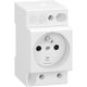 Prise de courant modulaire RESI9 - 2P+T - 16A - encliquetable - blanc