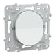 Bouton poussoir simple à fermeture OVALIS - 10AX - blanc