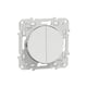 Double poussoir ODACE - 10 A - blanc