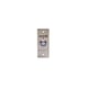 Bouton poussoir PMR étroit à encastrer PB19_BBL3E-B12 lumineux bleu sur plaque avec braille à bornier