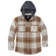 Surchemise à capuche 105938 marron - S