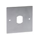 Plaque inox carrée PBP_TL pour tête de lecture inox 80 x 80 mm