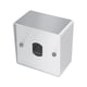 Boîtier carré et plaque inox pour tête VIGIK PBP19_TL + PBHI2