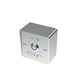 Bouton poussoir inox en applique lumineux et braille en applique PB19_BAPL plaque large