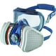 Demi-masque AIR PRO INTEGRA avec filtres A2P3 - S/M - mono-filtre - A2P3 R