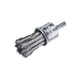 Brosse pinceau sur tige Ruftuf pour machines haute vitesse - fil acier 0,26 mm - diamètre 30 mm