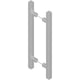 Poignée de tirage double  inox CUBA CDD DS8069 longueur 650 mm