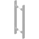 Poignée de tirage double inox CUBA RDD DS8065 longueur 650 mm
