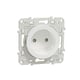 Prise de courant 2P ODACE - connexions à vis - 16 A - 250 V - blanc