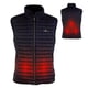 Veste chauffante sans-manches homme