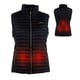 Veste chauffante sans-manches femme