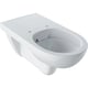 WC suspendu Renova Comfort rallongé Rimfree 70 x 35,5 cm blanc