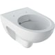 WC suspendu Renova à fond creux Rimfree blanc
