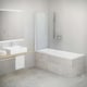 Pare baignoire pivotant EQUI 1400 x 800 mm