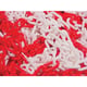 Chaîne plastique de signalisation diamètre 8 mm rouge et blanc