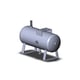 Réservoir d'air série VBAT - 10l - 20 bar - G1/2" - 180 mm - VBAT10AF-SV-Q