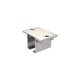 Manchon support fixation au plafond SPORTUB 5144M pour rail 50 x 40 mm