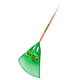 Balai à gazon plastique XL 27 dents avec manche bois - 65 cm