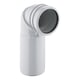 Pipe d'évacuation WC Orientable 90° pour bâti-support Rapid SL