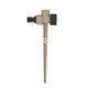 Pique alu support d'asperseur métal double taraudé 1/2"