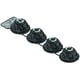 Pied réglable extra-plat pour receveur de douche - 52_93 mm - 450 kg - Grappe de 4