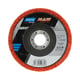 Disque abrasif appliqué BLAZE RAPID STRIP T27 - 125 x 12 x 22 mm - diamètre125 mm - Grain 1 (très gros)