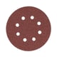 Disque abrasif appliqué P64E Selfgrip - 8 trous - diamètre 125 mm - Grain 60