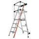 Plateforme RAPTOR avec garde corps sangle 4 marches hauteur de travail 2,94 mètres