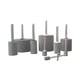 Roue abrasive NK80MR+ - flexible sur tige - 10 x 10 x 3 mm