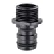 Raccord auto male fileté 3/4" - Grand débit