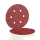 Disque abrasif appliqué BW115 - velours - diamètre 150 mm - Grain 80 - 6 TROUS