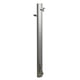 Borne de jardin STEELO chromée 1 robinet  + tuyau