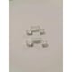 Cavalier de fixation pour ruban LED de chantier 19 mm - lot de 10