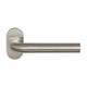 Béquille double sur rosace HUDSON 791 inox - 38  à 43 mm - bec de cane