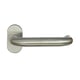 Béquille double sur rosace HUDSON 792 inox - 38 à 43 mm - bec de cane