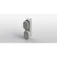 Module extérieur pour antipanique UNICO et MODULO avec bouton débrayable et clé prisonnière EASY3