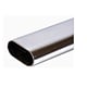 TUBE DE PENDERIE OVALE 30x15mm ACIER chromé