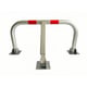 Barrière escamotable de parking - 1 000 x 480 mm - cylindre européen