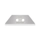 Lame de cutter trapézoïdale n°60099 avec pointe arrondie acier 55,9 mm
