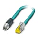 Câble de réseau Ethernet série NBC-M12 - droit - M12 - 8 pôles - 5 m - NBC-M12MSX/ 5,0-94F/R4AC